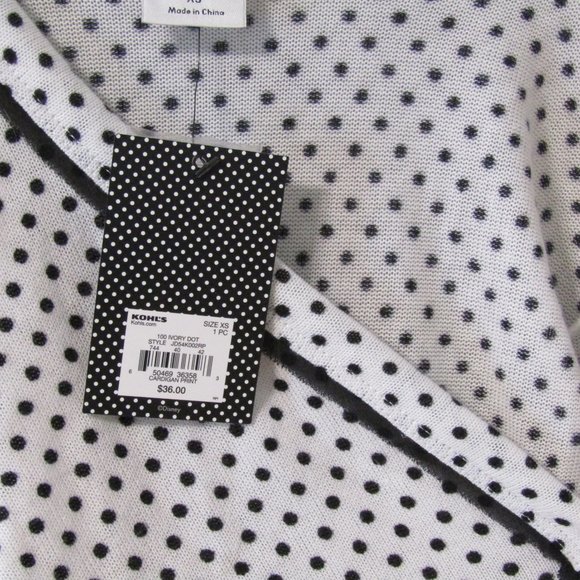 NWT Minnie Rocks The Dots Cardigan Sweater XS - Picture 6 of 8